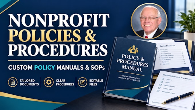 write nonprofit policies and procedures document writing faster