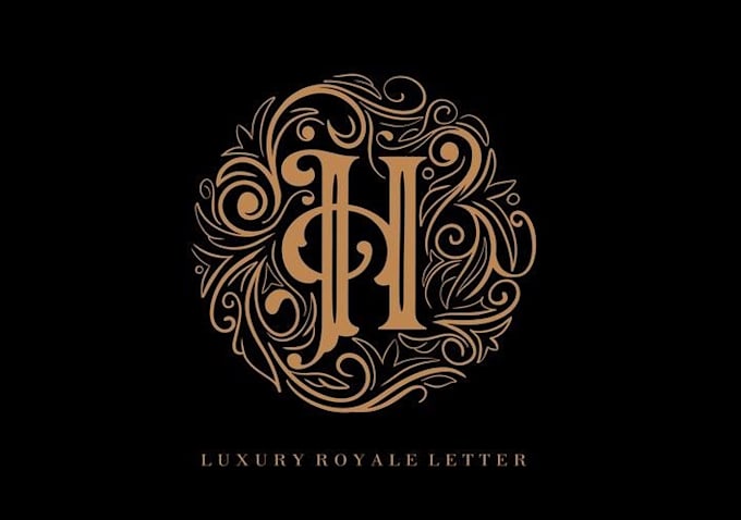 create a luxury royal monogram logo design