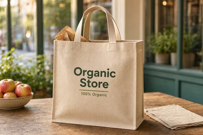 design elegant branded shopping bags