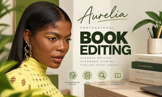 do book editing, proofreading, copy and line editing for your book