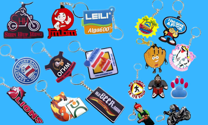 design custom 3d keychain logo keychain name keychain and 3mf file for printing