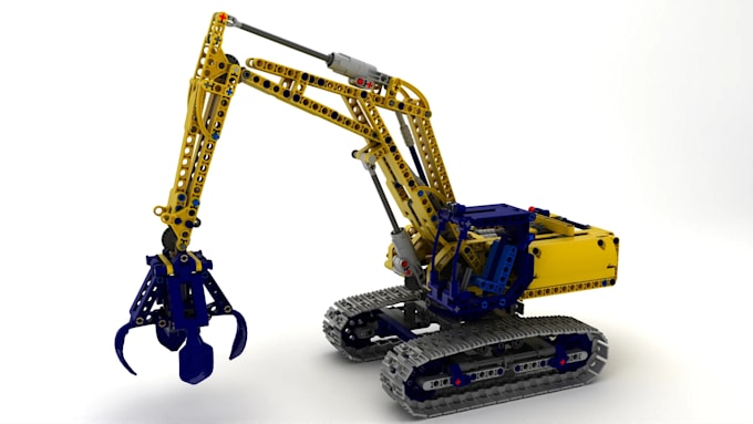 Design 3d lego model, lego minifigure, lego moc, lego toy, car with ...