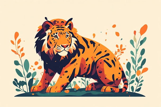 design creative animal vector art for brands and projects