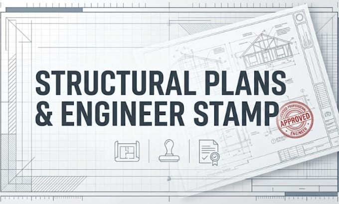 provide structural plans with engineer stamp for permits