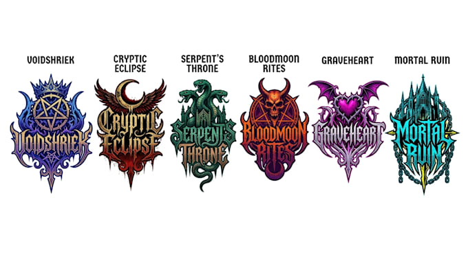 design a stoner doom metal band logo