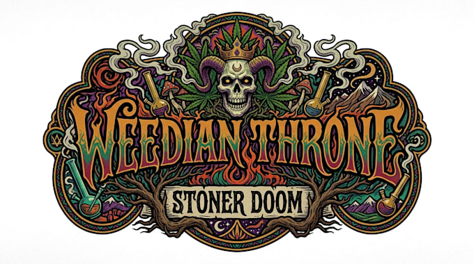 design a dark gothic metal band logo