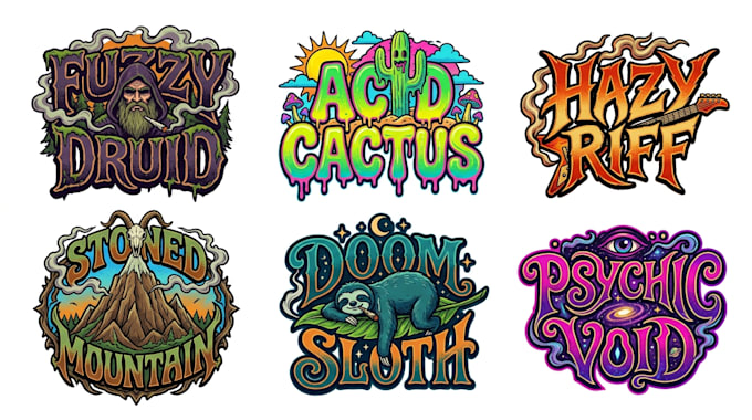 create a heavy sludge metal logo