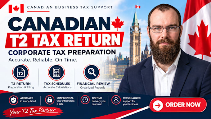 prepare your canadian corporate tax return t2