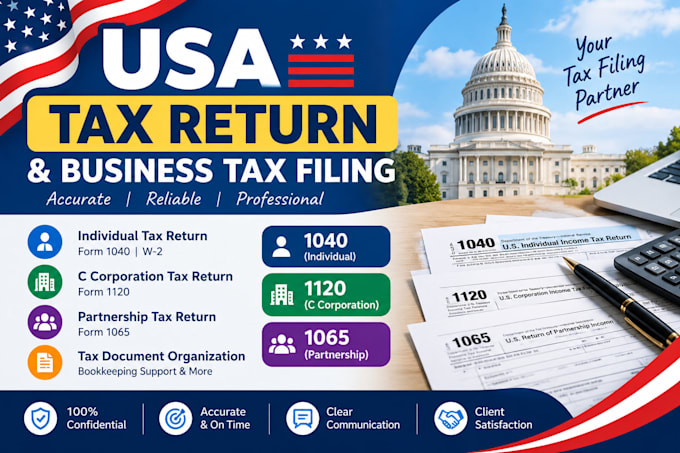 assist with US business tax return for form 1120