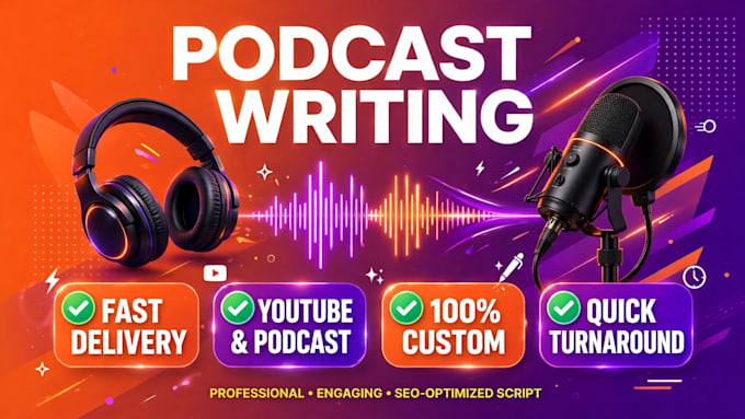 write a original script for your podcast