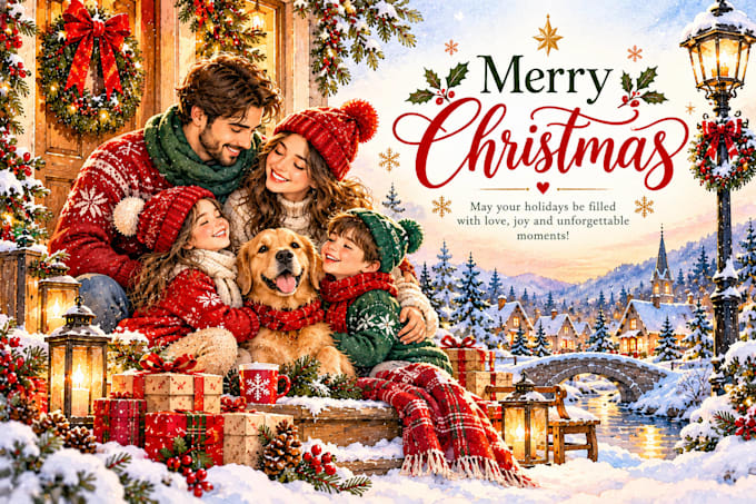 design a christmas holiday card