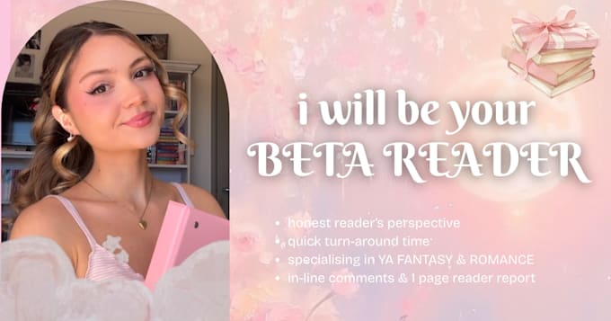beta read your ya fantasy or romance novel