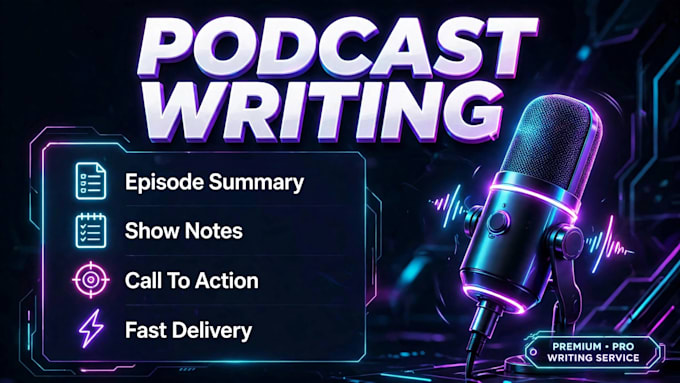 write SEO show notes, timestamps, summaries for podcast