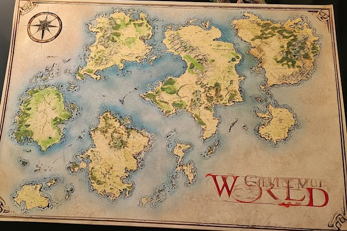 design a custom fantasy map for your dnd campaign