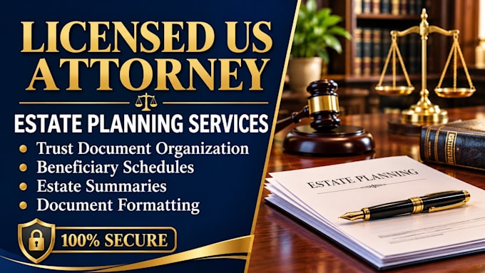 prepare precise beneficiary information schedule for estate planning documents