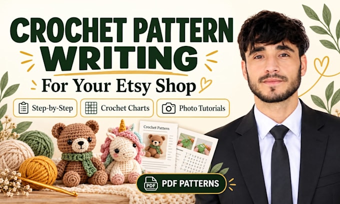 write quality crochet patterns for your etsy shop