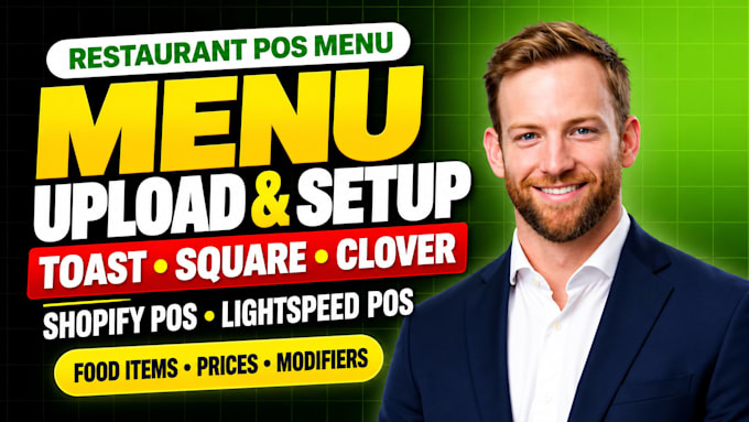 upload your restaurant menu to toast square clover shopify and lightspeed