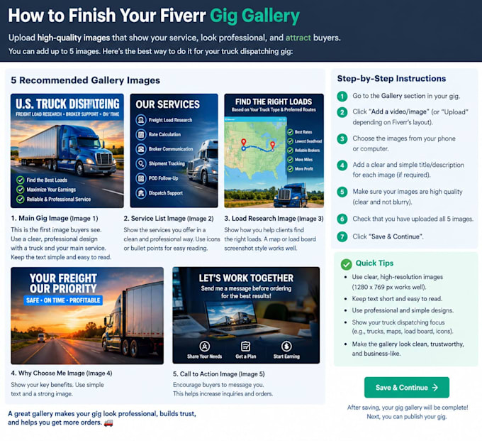provide truck dispatching and freight loads research