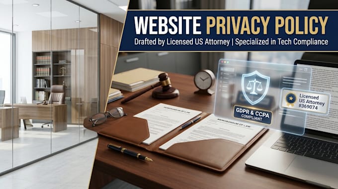 draft a professional privacy policy for your business website