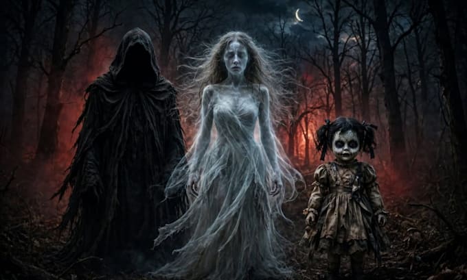 write a short horror movie script or youtube short film script