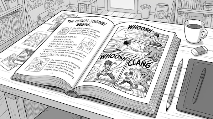 develop your rough comic idea into a compelling story treatment and plot