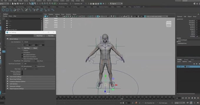 3d character rigging,skin weight paint,blendshape,humanoid rig,facial expression