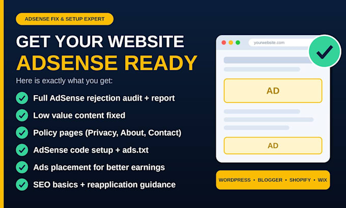 fix adsense rejection low value content and get google adsense approved fast