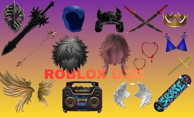 create custom roblox ugc 3d models and accessories