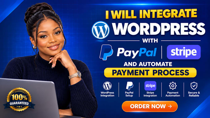 integrate wordpress with paypal, stripe, and automate payment process