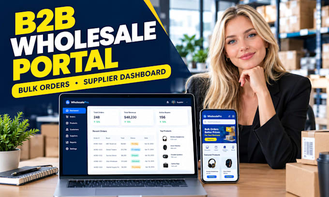 build b2b wholesale ordering portal bulk order supplier dashboard custom web app