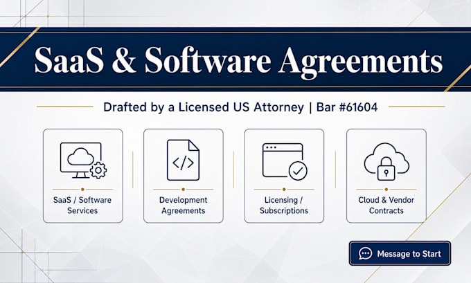 draft comprehensive software licensing and subscription agreements