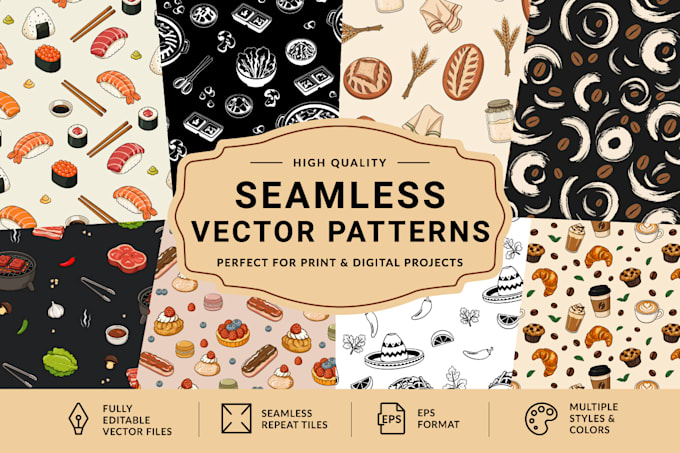 design a premium seamless vector pattern