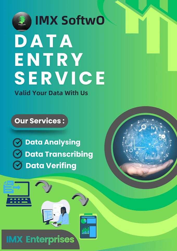 do data entry, data analyzing and data verification