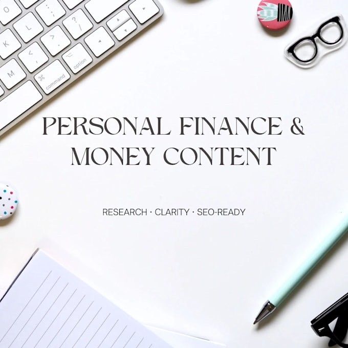 write financial blog posts and personal finance articles