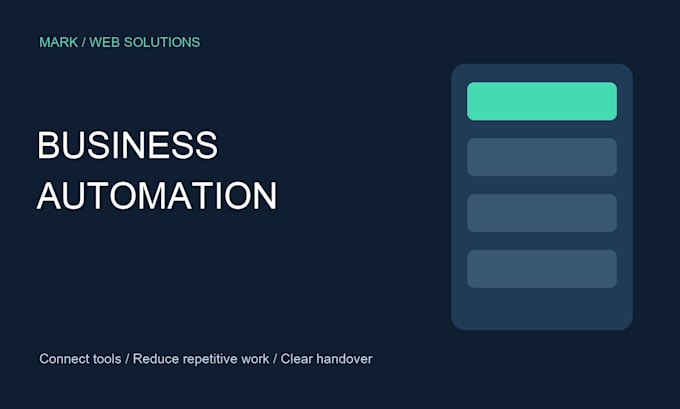 automate a business workflow and connect your tools