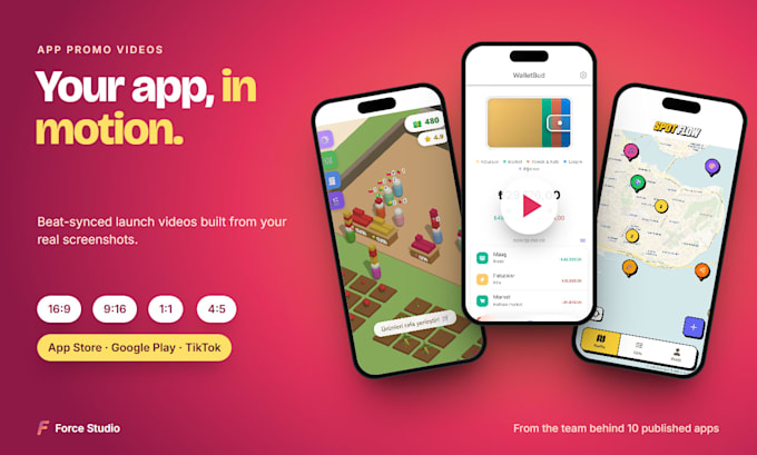 create an animated promo video from your app screenshots