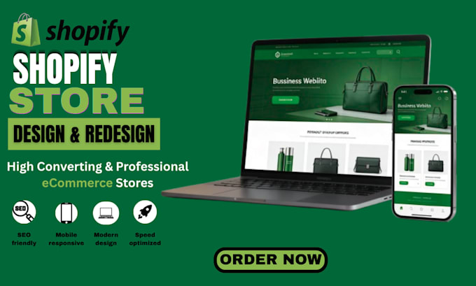 design a shopify store or shopify website