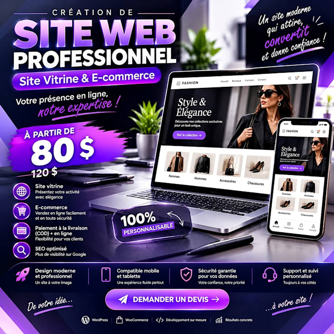 creation de site web et appli mobile
