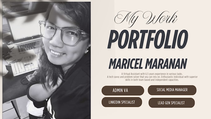 do some admin tasks for part time work