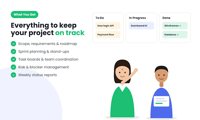 be your project manager for software and tech projects