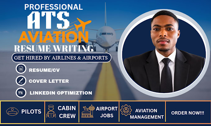 write a standard ats aviation, avionic, aeronautic, piloting, dispatching resume