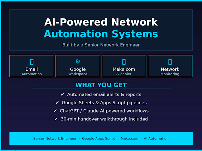 build ai powered network automation