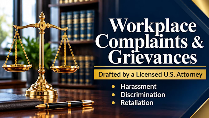 draft a powerful workplace harassment complaint for HR