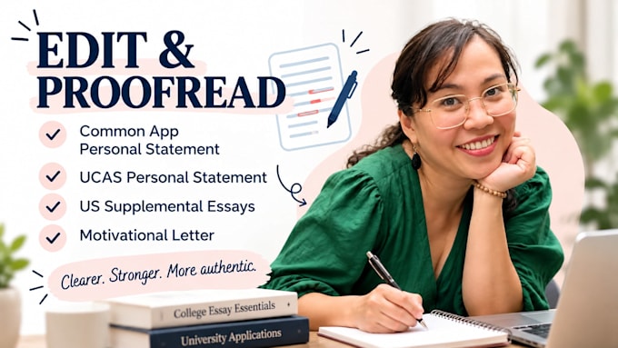 edit college application essays and personal statements