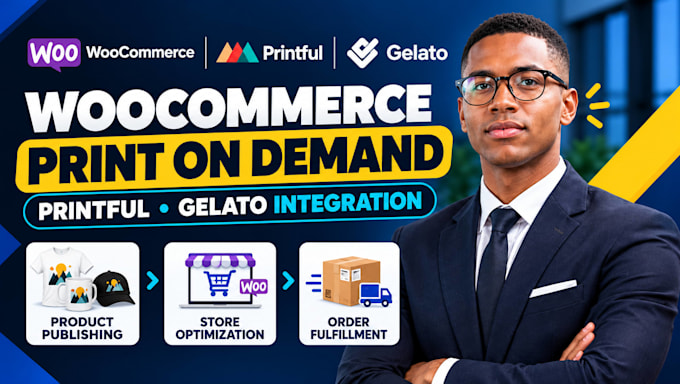 woocommerce printful gelato integration product publishing store optimization