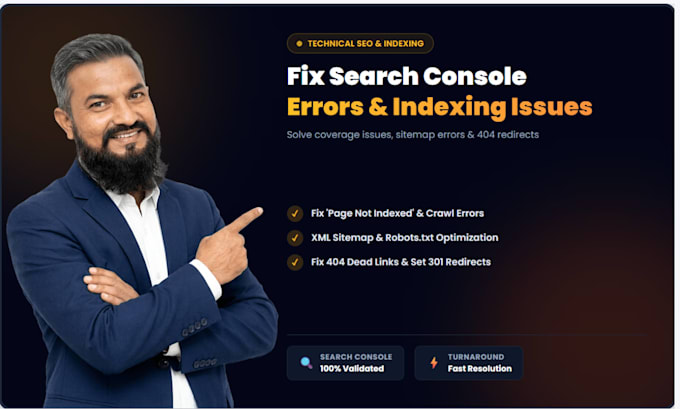 fix google search console errors, sitemap and indexing issues