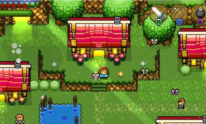 develop a quality 2d game in gamemaker studio with custom mechanics