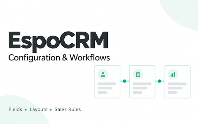 customize espocrm fields layouts and sales workflows