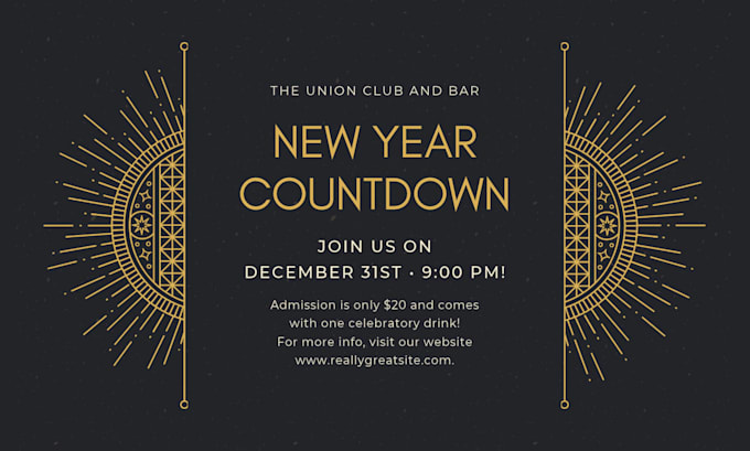 do countdown new year video