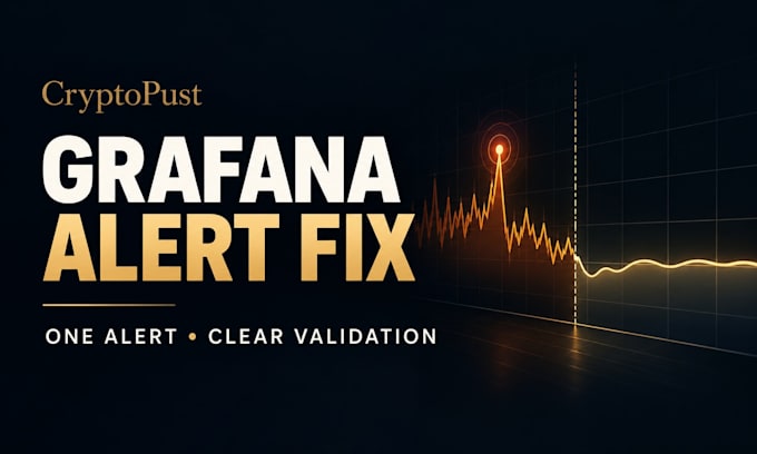 fix one grafana alert rule or dashboard query